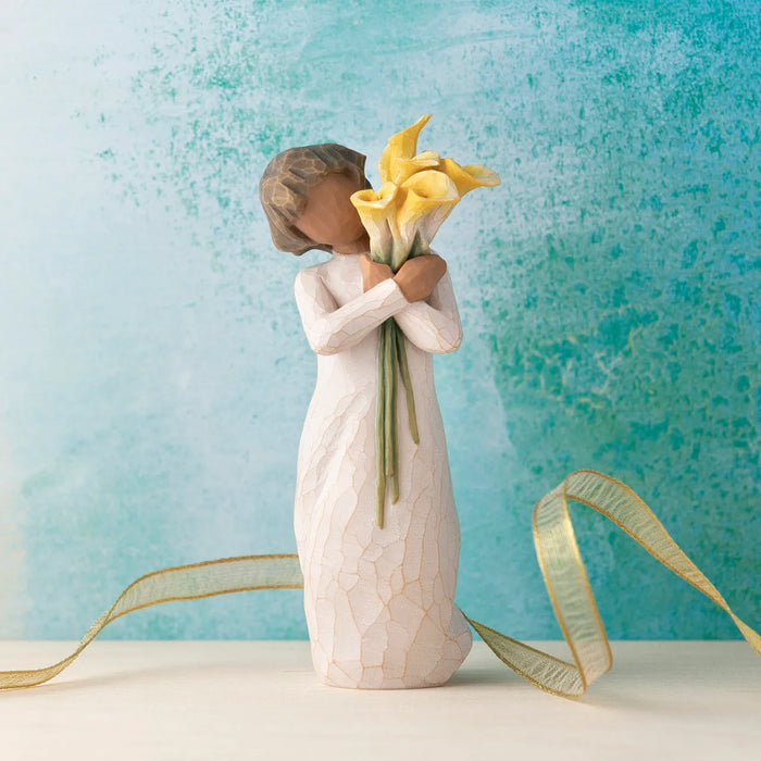 Willow Tree : "With Gratitude" Filled with a golden light of gratitude
