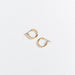 Howards Inc Gold Click Hoop Ear Sense Earring – hypoallergenic gold hoop earrings with secure click closure, lightweight and comfortable for sensitive ears