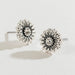 Howards Inc Antique Silver Flower Ear Sense Earring – hypoallergenic flower stud for sensitive ears"