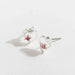 Howards Inc : Silver Heart Pink Stone Ear Sense Earring