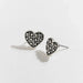 Howards Inc Antique Heart Ear Sense Earrings featuring an antique-inspired silver heart design with hypoallergenic Ear Sense posts, comfortable wear for sensitive and pierced ears, and elegant gift-ready packaging.