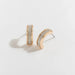 Howards Inc Gold Glitter Hoop Click Ear Sense Earring with sparkling gold glitter finish, secure click closure, and hypoallergenic post for sensitive ears.