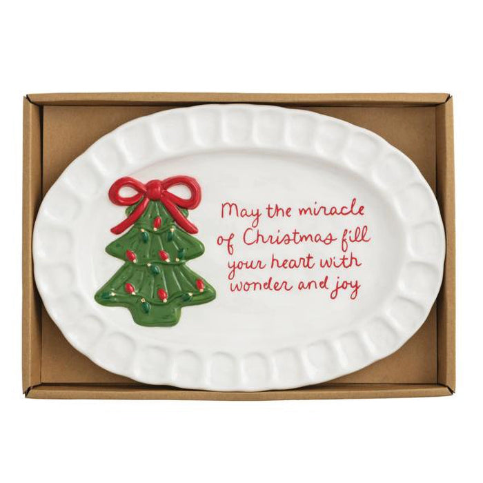 Christmas serving plate for the holidays.