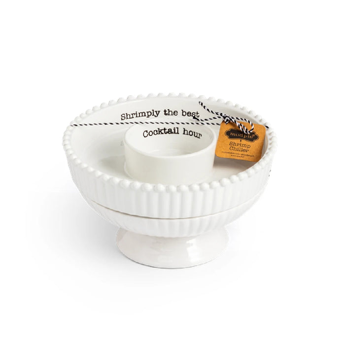 A white bowl with a price tag attached, resting on a neutral surface.