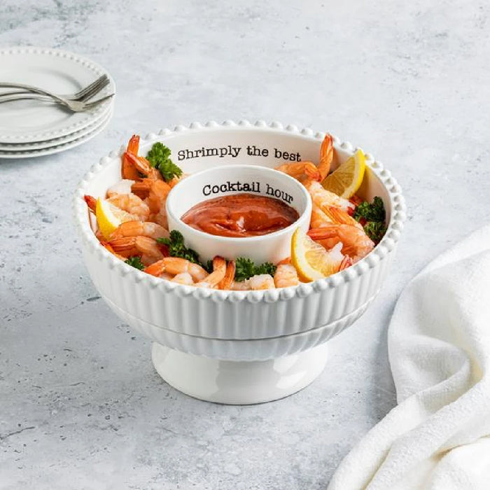 A simple white bowl featuring a tag, placed on a plain background.