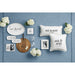  Elegant oval platter featuring "Mr & Mrs" design, perfect for serving at special occasions.