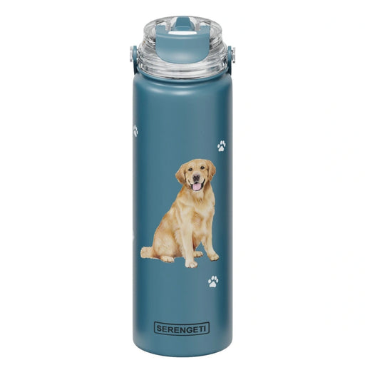 Stay hydrated in style with the Golden Retriever Water Bottle, the perfect companion for dog lovers on the go