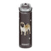E&S Imports Pug Water Bottle with 3D raised high-gloss Pug artwork on insulated tumbler
