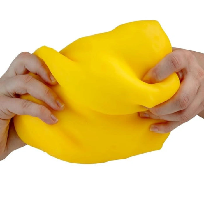 Easy Sqweezy Super Cheesy soft squishy toy featuring a playful cheese-inspired design for sensory play, fidgeting, stress relief, and imaginative fun.