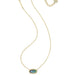 Featuring a delicate gold-tone chain and a beautifully crafted pendant