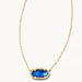 Featuring a delicate gold-tone chain and a beautifully crafted pendant