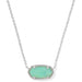 Elegant pendant surrounded by sparkling pavé accents.