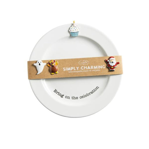 5 piece set of simply charming plate