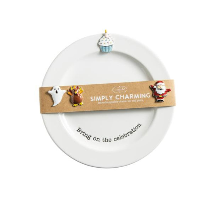 5 piece set of simply charming plate