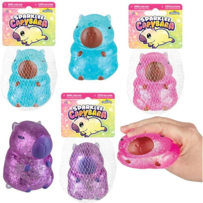 This Orb Toys Curiosities Sparklee Capybara is a cutest stress-relief toy.