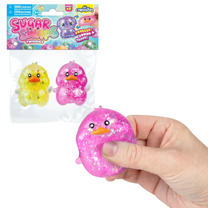 Orb Toys Curiosities Duck and Babies Sugar Swaps 2 Pack featuring two cute collectible characters.