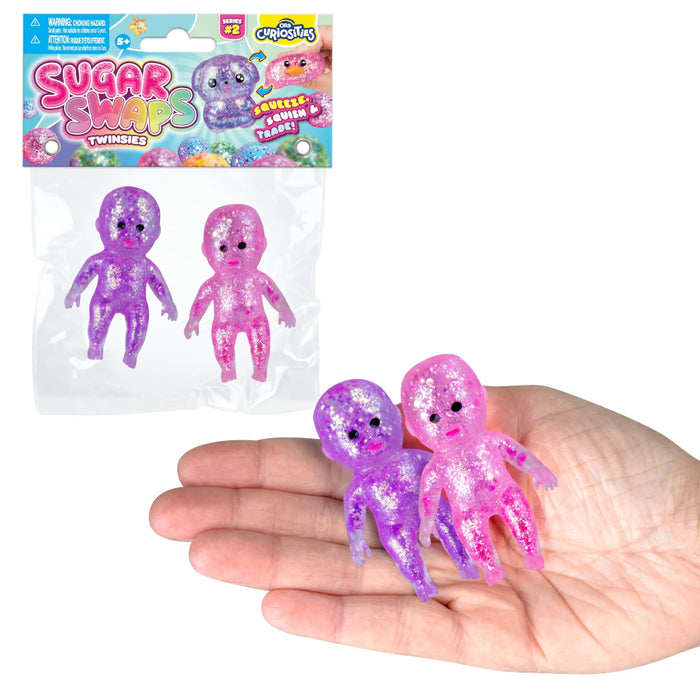 Orb Toys Curiosities Duck and Babies Sugar Swaps 2 Pack featuring two cute collectible characters.