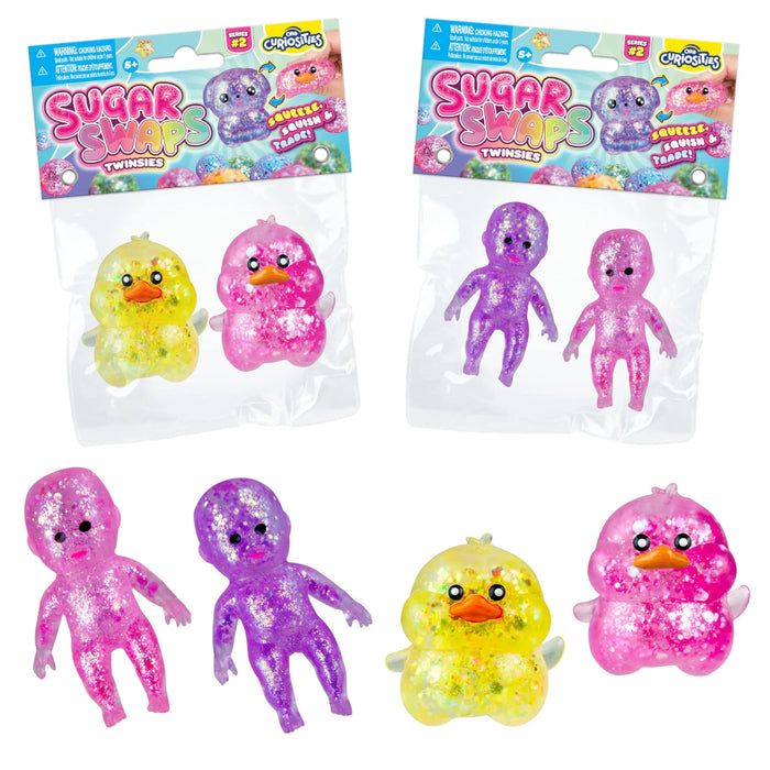 Orb Toys Curiosities Duck and Babies Sugar Swaps 2 Pack featuring two cute collectible characters.