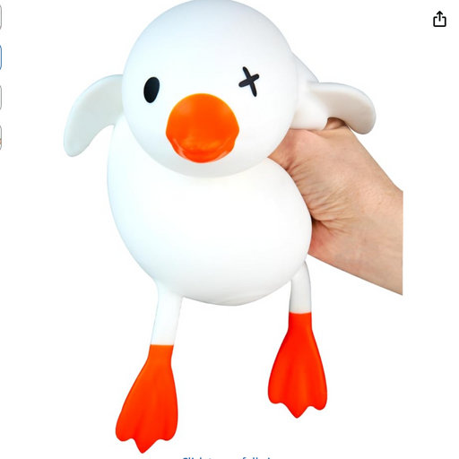 Jumbo Squishy Goose soft slow-rising squeeze toy featuring an oversized goose design for sensory play, stress relief, fidgeting, and imaginative fun.