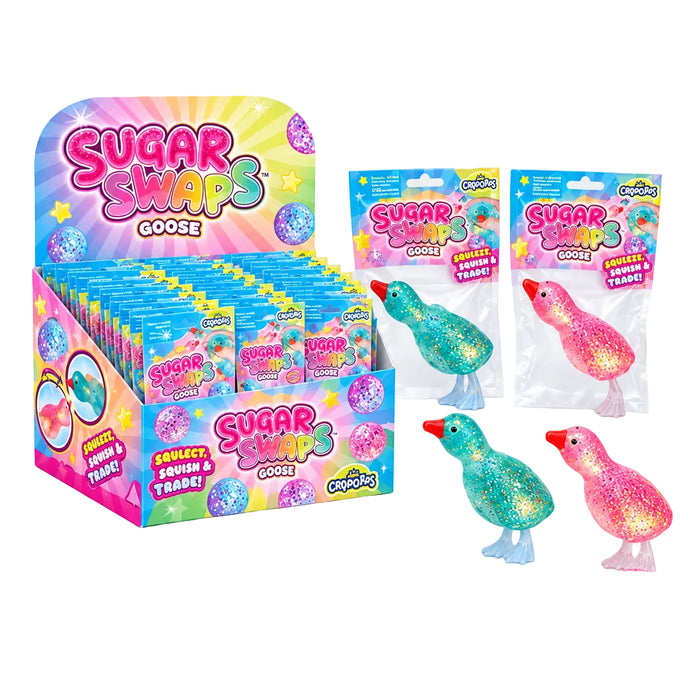 Orb Toys Sugar Swaps Goose plush toy with a cute and whimsical goose design.