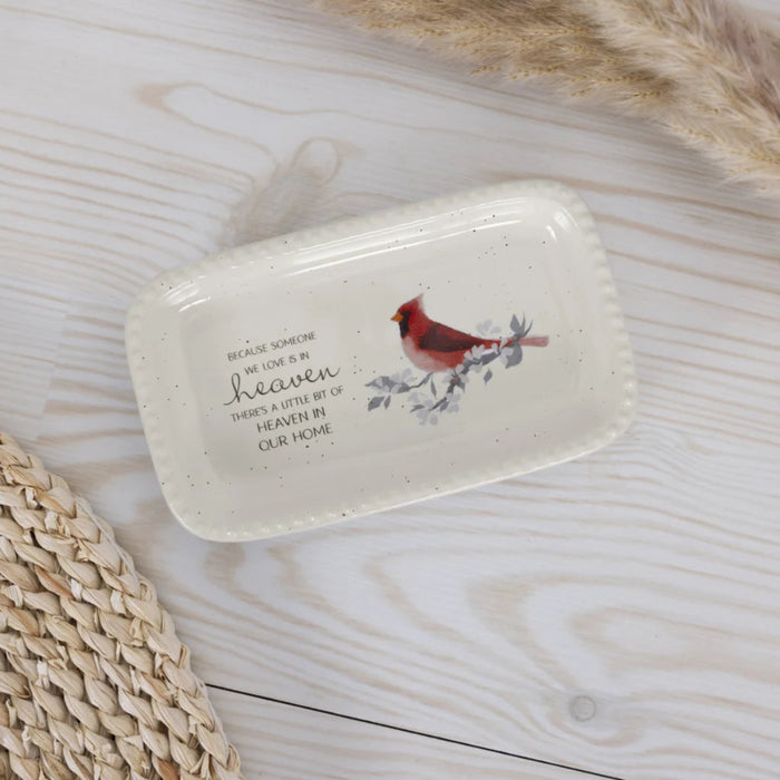 Heaven In Our Home 5 x 3 inspirational keepsake dish for jewelry and small treasures