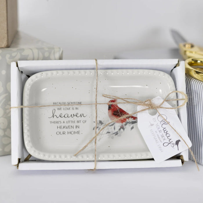 Heaven In Our Home 5 x 3 inspirational keepsake dish for jewelry and small treasures