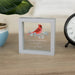 Honor a loved one with a gift that speaks from the heart  the Pavilion Gift Co Cardinals Appear Framed Glass Plaque.