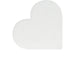 The Pavilion Gift Co Treasure 3.5" Acrylic Heart Plaque features a charming heart shape crafted in clear acrylic.