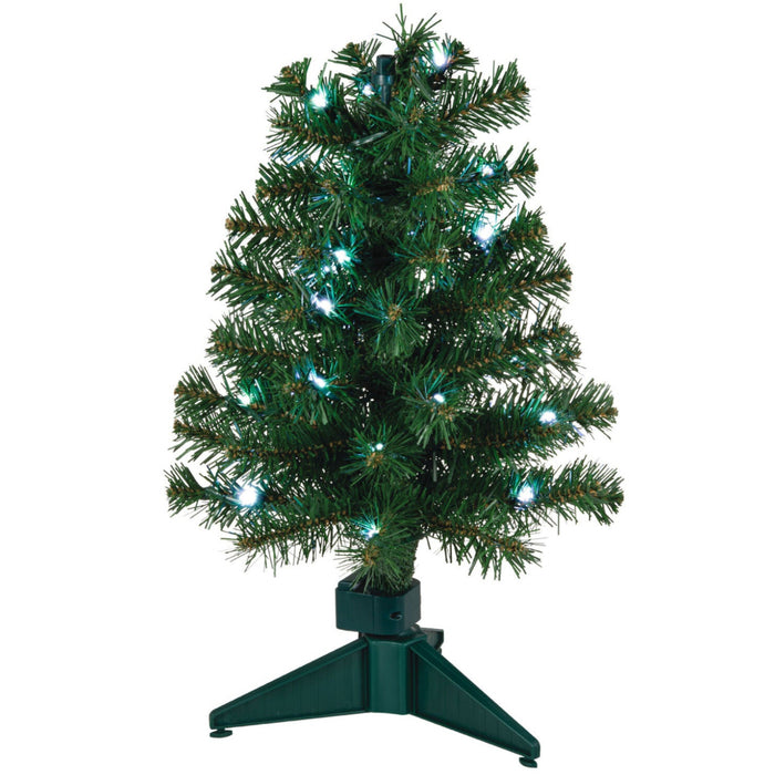 Mini ShowToppers Evergreen Christmas Tree With Light, 17"
