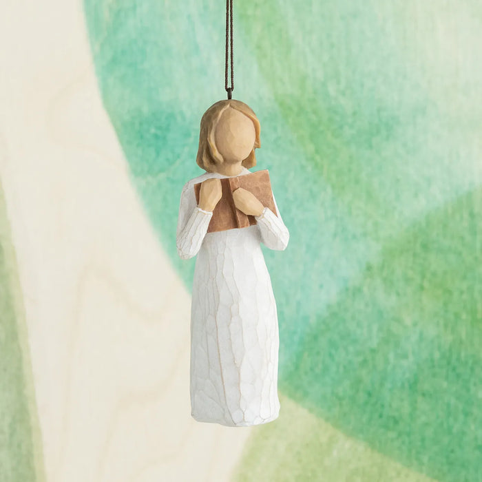 Willow Tree : "Love of Learning" Ornament - Open books, open minds