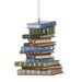 This Ganz Pile of Books Christmas Ornament is a charming keepsake for book lovers and anyone who enjoys reading.