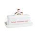 Santa Butter Dish with festive Christmas-inspired styling for holiday table settings and entertaining.