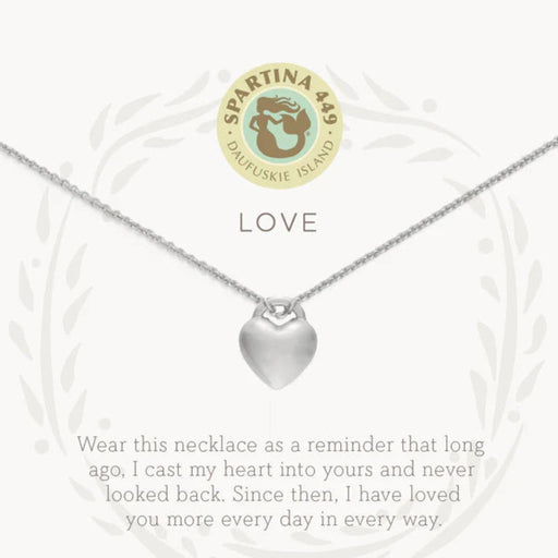 Wear our Love Necklace as a reminder that you are loved.