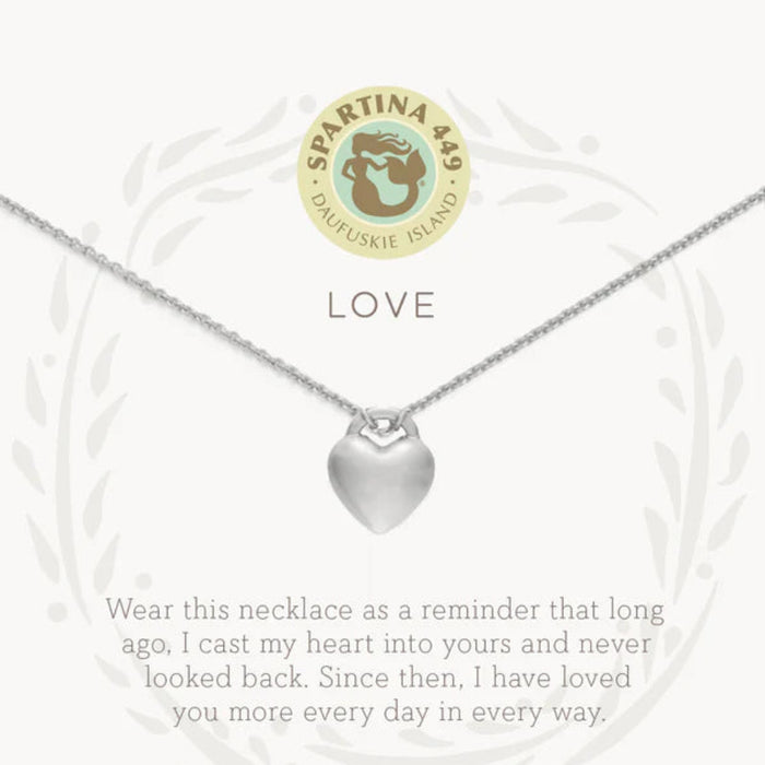 Wear our Love Necklace as a reminder that you are loved.