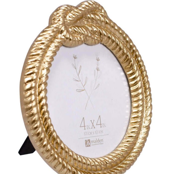  Featuring a modern knot design with an elegant gold finish, it adds texture, 