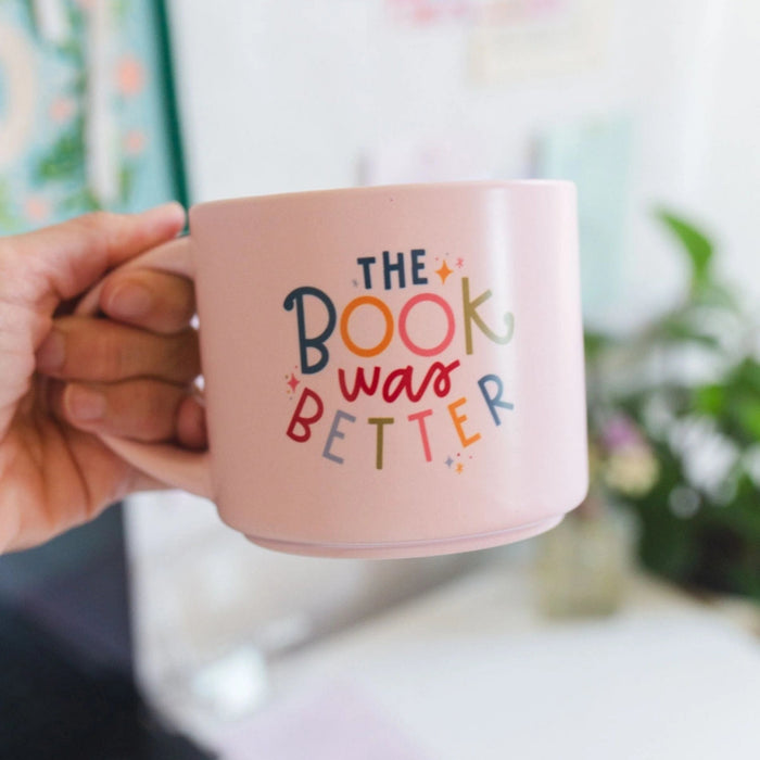 This Inked The Book Was Better Large Ceramic Mug is a perfect choice for readers who love books more than movie adaptations.