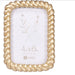 Featuring a classic rope-inspired design with a luxurious gold finish