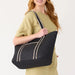Vera Bradley Hathaway Tote Bag in Moonless Night with a sophisticated dark pattern