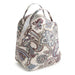 Vera Bradley Lunch Bag in Neutral Rhapsody with elegant floral print, insulated interior, and convenient top handle.