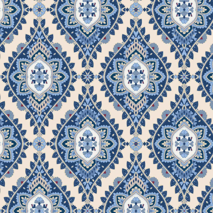 Vera Bradley Cambridge Blues plush throw blanket with colorful blue floral print and soft, warm polyester fabric.