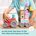 A vibrant wooden toy collection showcasing farm animals like goats, roosters, and bunnies, perfect for children's playtime.