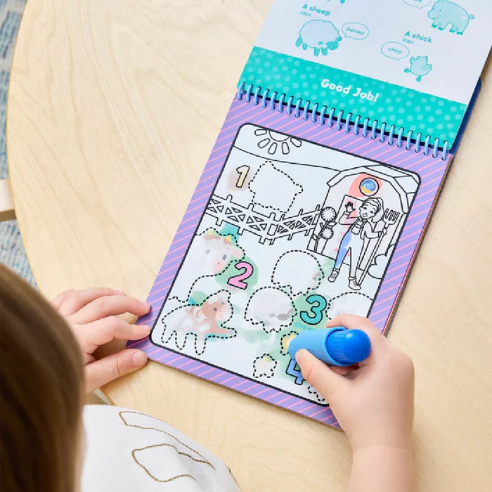 Brightly colored water play pen equipped with various toys, designed for children to enjoy fun and interactive water play.