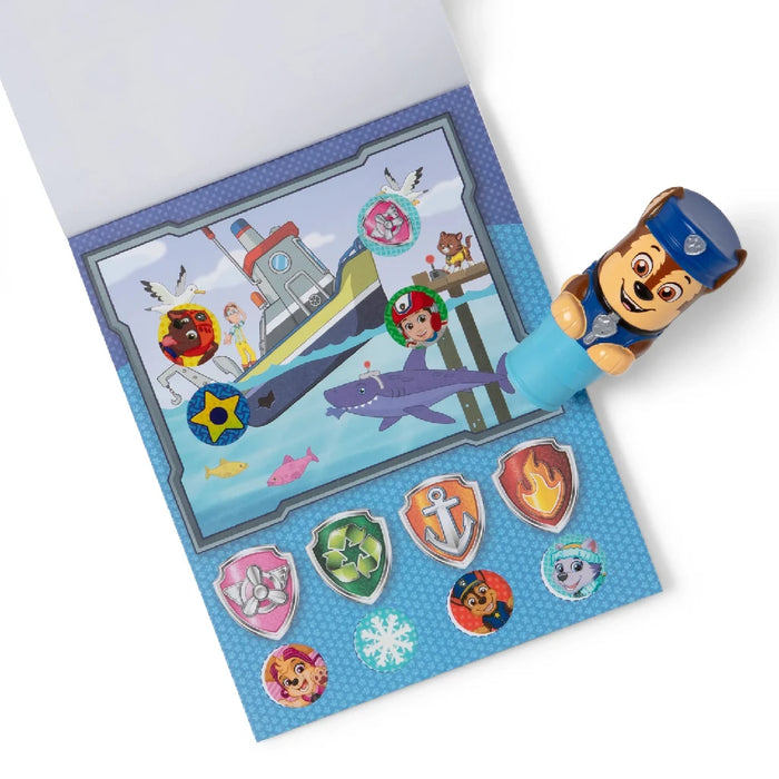 Fun Paw Patrol sticker displaying popular characters, suitable for children's activities or personalizing belongings.