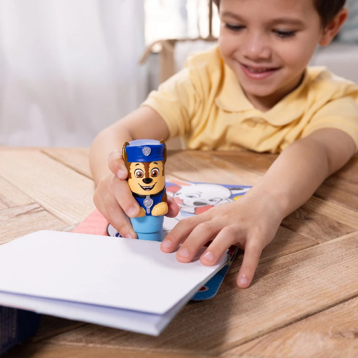 Eye-catching Paw Patrol sticker with animated characters, great for enhancing kids' crafts or school supplies.