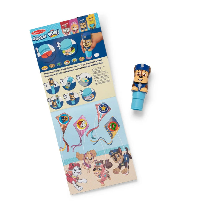 Vibrant Paw Patrol sticker showcasing beloved characters, ideal for adding fun to notebooks or playroom decor.