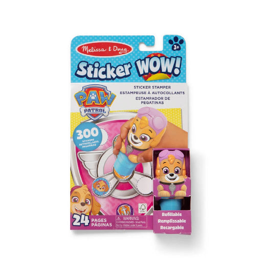 Colorful Paw Patrol sticker featuring characters in action, perfect for kids' crafts or decorating personal items.