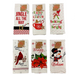 Set of six Christmas-themed kitchen towels with various designs and text.