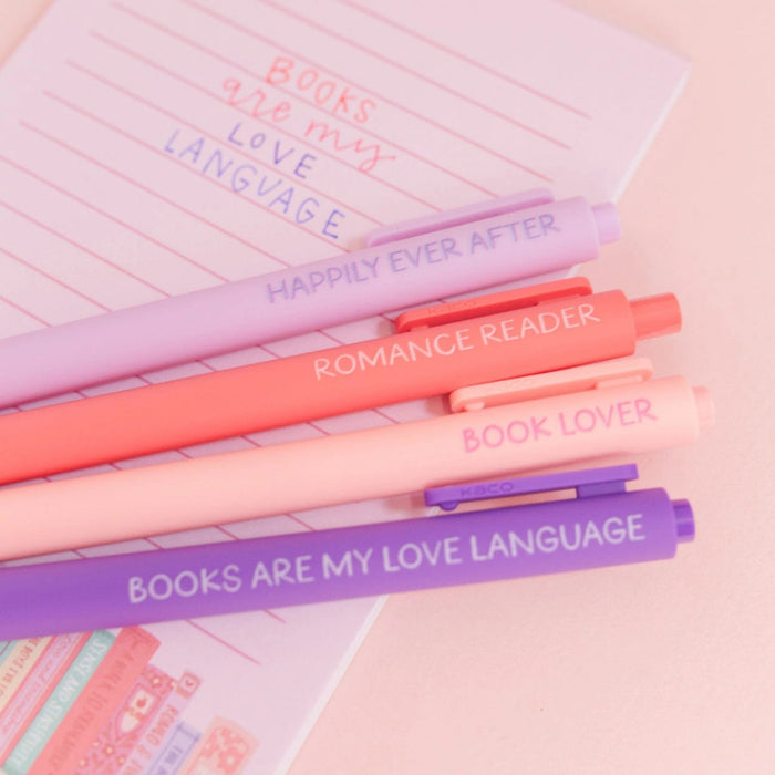 This Inked Book Lover Pen Set is a perfect writing accessory for readers, writers, and anyone who enjoys adding a literary touch to everyday tasks.