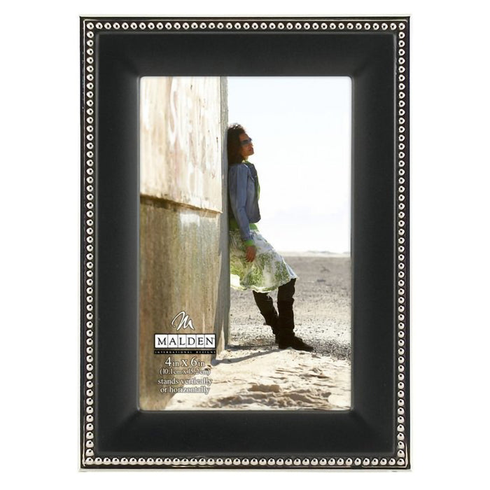 This Malden 2-Tone Bead-Black Photo Frame - 4x6 at Annie's Hallmark 
