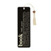 A decorative book tag featuring a tassel and a white ribbon, ideal for marking pages or gifting books.